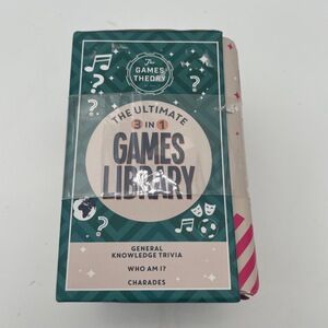 NWT The Games Theory 3 In 1 Game Set Trivia‎ Who Am I Charades